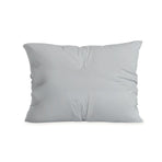 Ensemble de 2 taies d'oreiller Zelesta Pure Duo en coton - Gris clair