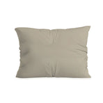 Ensemble de 2 taies d'oreiller Zelesta Pure Duo en coton - Gris chaud