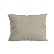Ensemble de 2 taies d'oreiller Zelesta Pure Duo en coton - Gris chaud