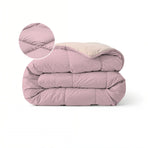 Couette Zelesta Pure Duo Coton - Violet Doux & Rose Doux