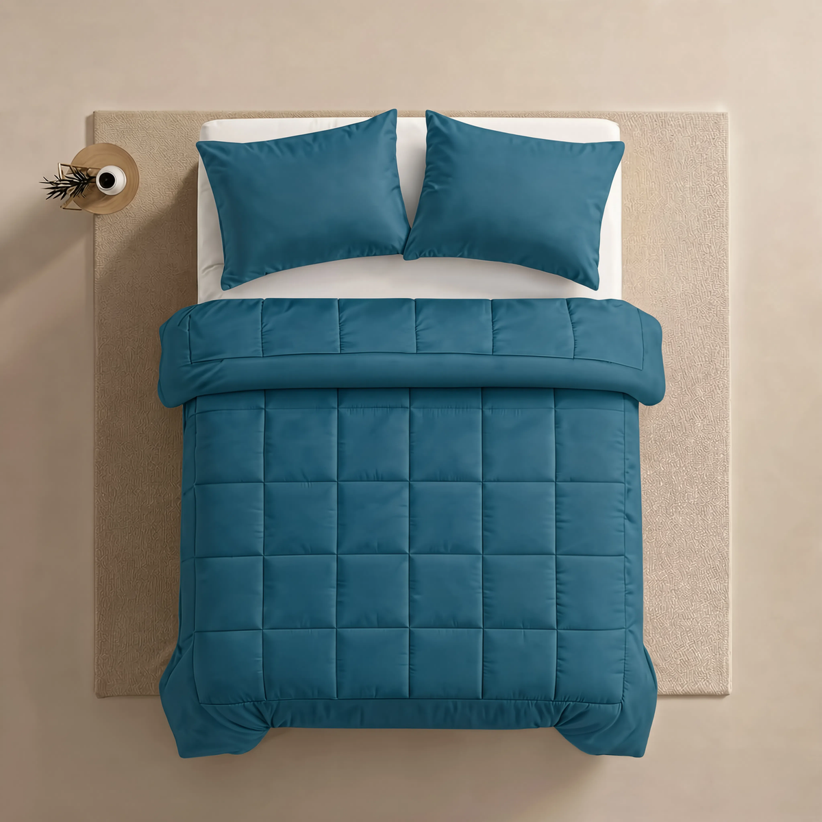 Zelesta Pure Uni Cotton Duvet - Federal Blue