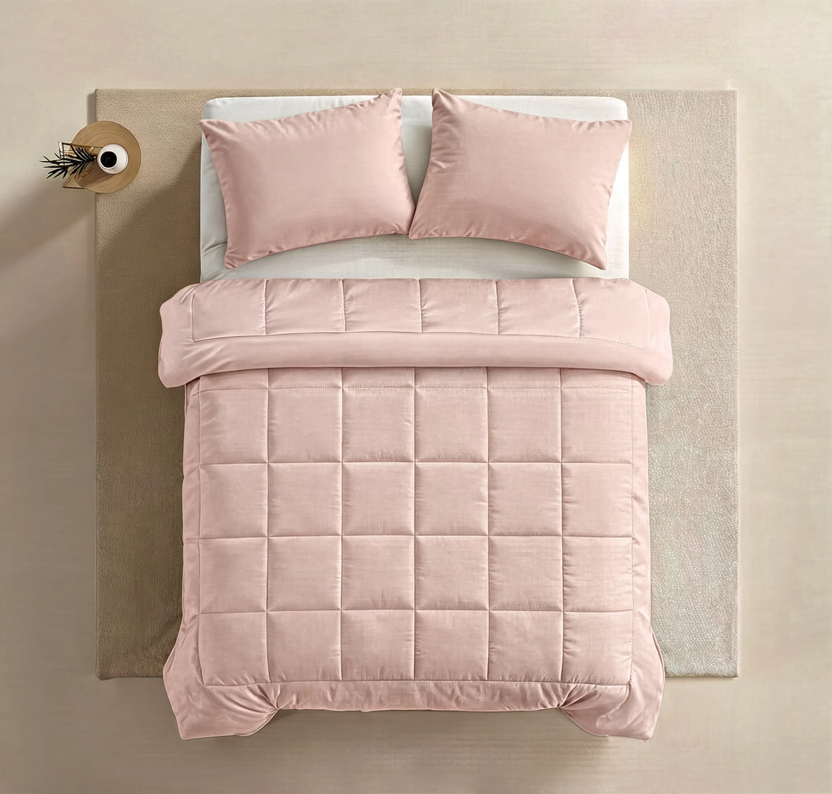 Zelesta Pure Uni 4-Season Cotton Duvet - Pink