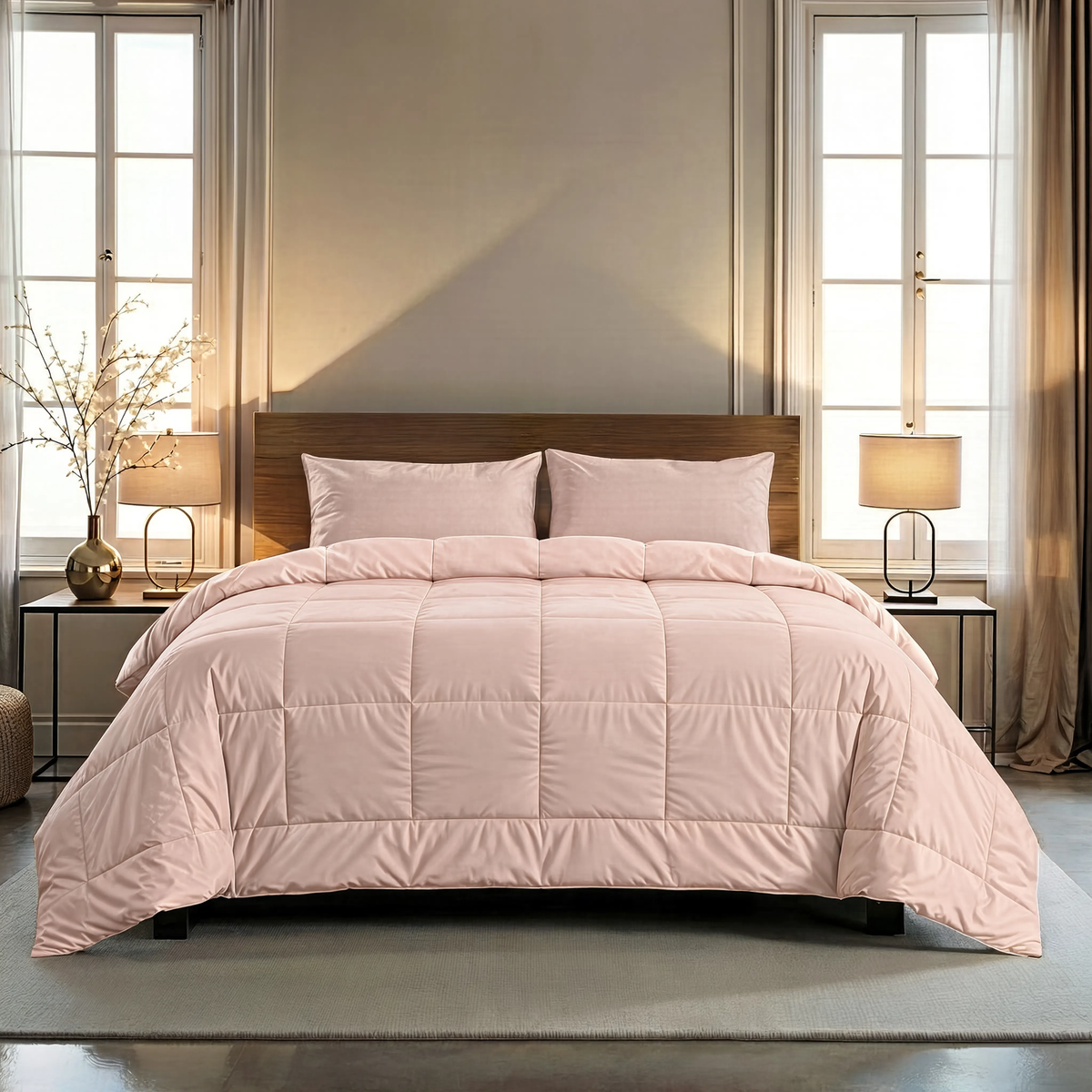 Zelesta Pure Uni 4-Season Cotton Duvet - Pink