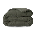 Couette Zelesta Pure Uni Cotton - Olive Noir