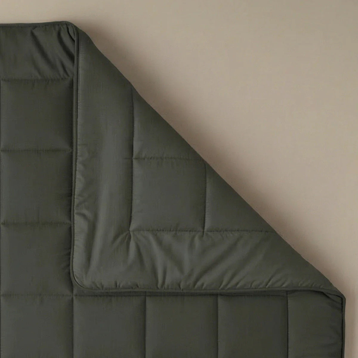 Couette Zelesta Pure Uni Cotton - Olive Noir
