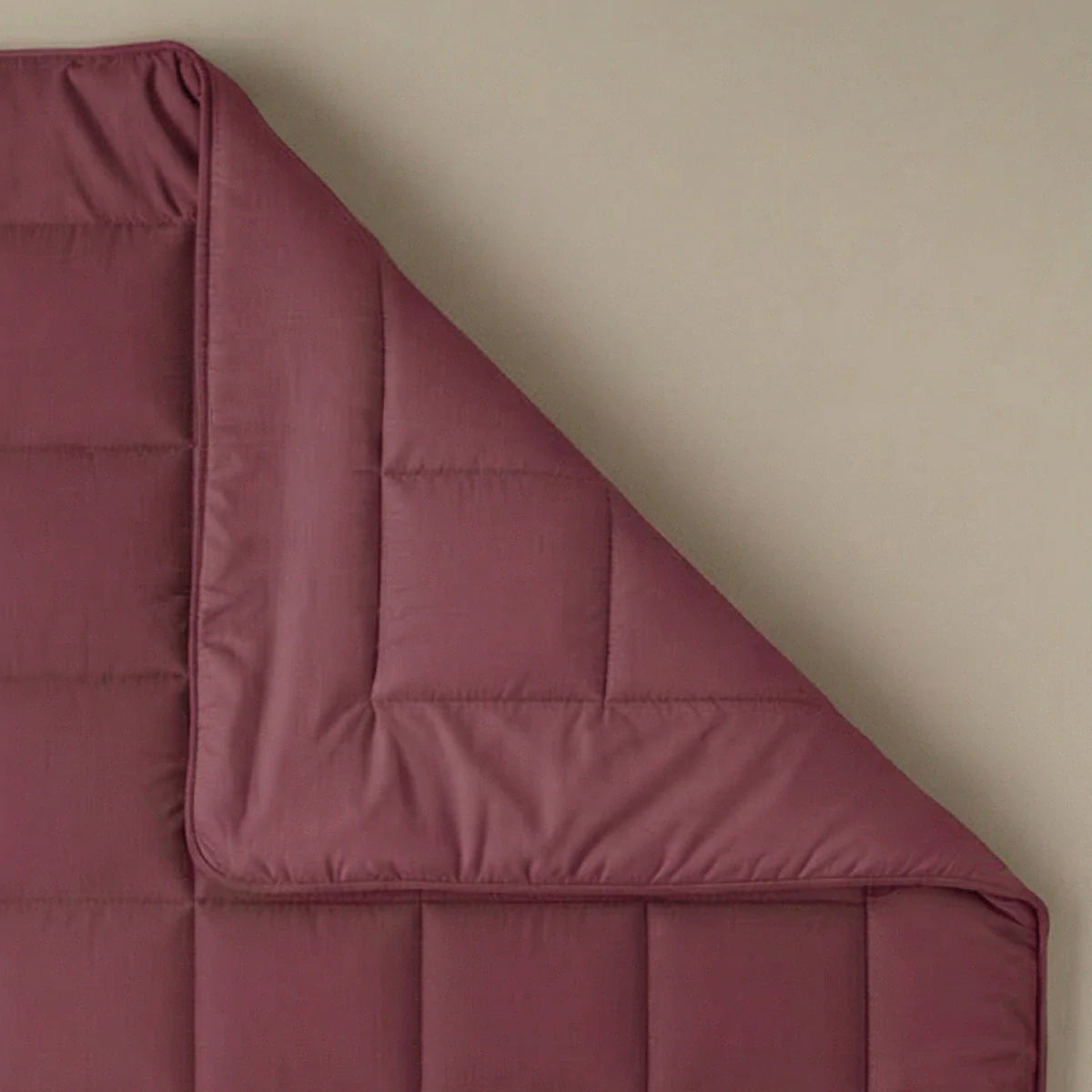 Couette d'été Zelesta Pure Uni Cotton - Bordeaux