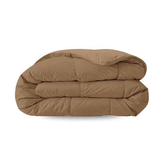 Couette d'été Zelesta Pure Uni Cotton - Marron Cacao