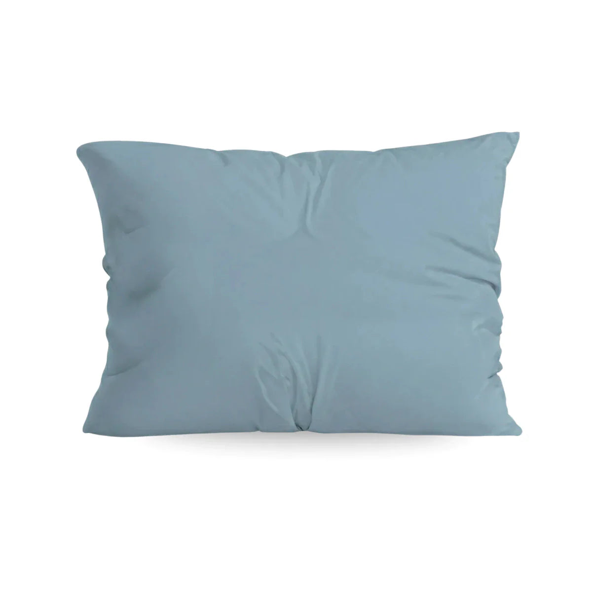 Ensemble de 2 taies d'oreiller Zelesta Pure Uni en coton - Bleu pastel