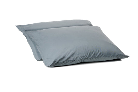 Zelesta Comfort Uni Taie d'Oreiller Set de 2 - Gris