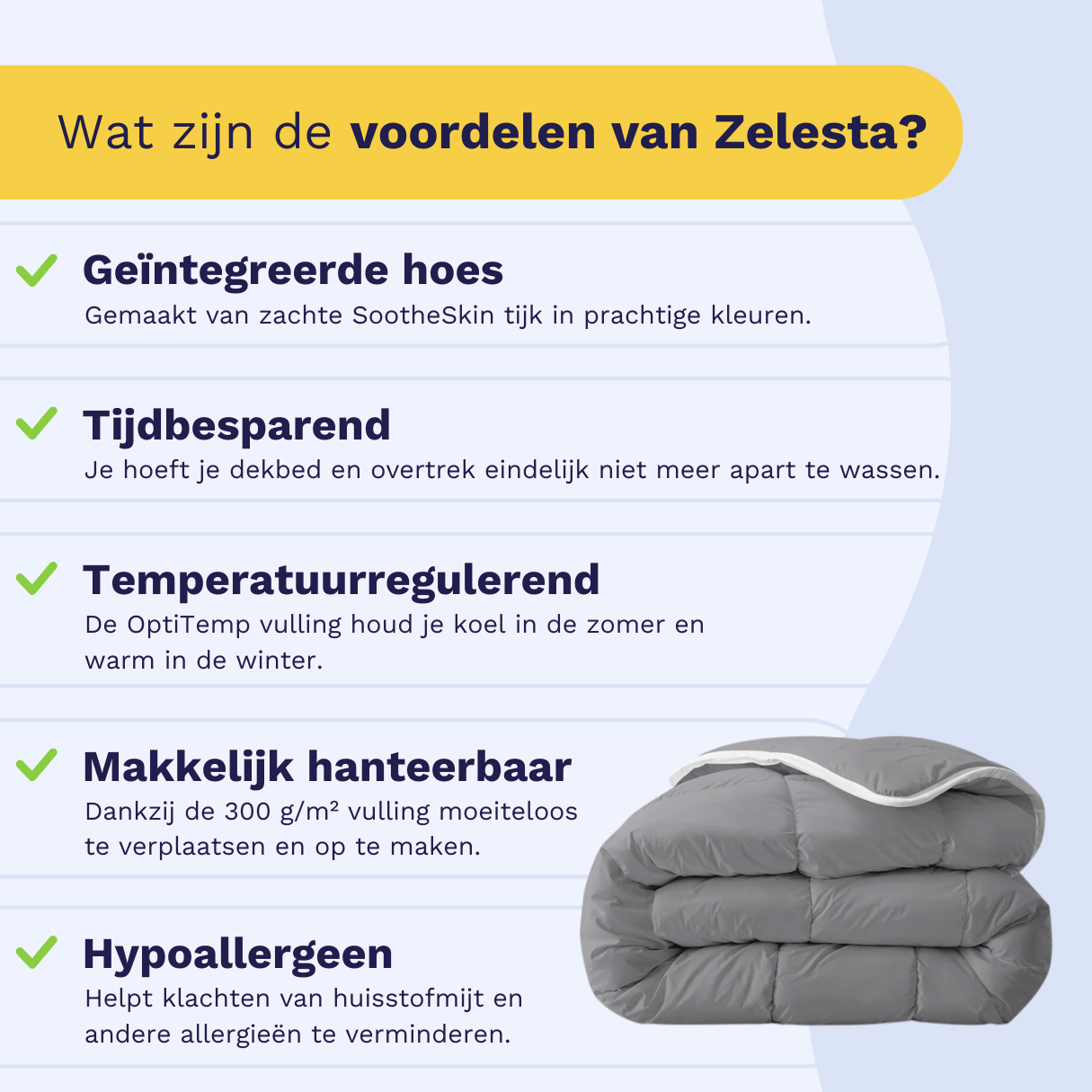 Zelesta Everyday Uni Couette - Anthracite