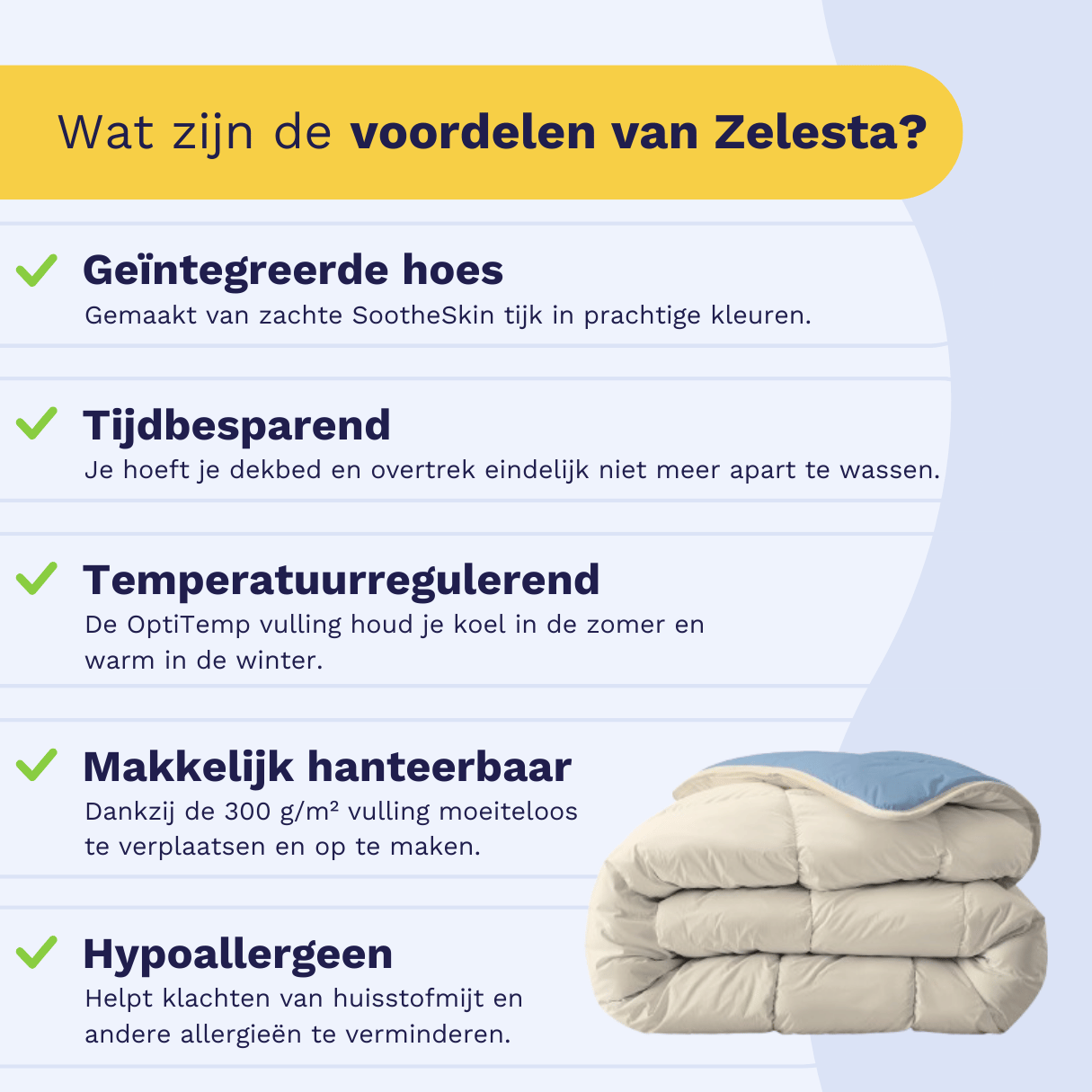 Zelesta Royalbed - Brume Bleue & Plage de Sable