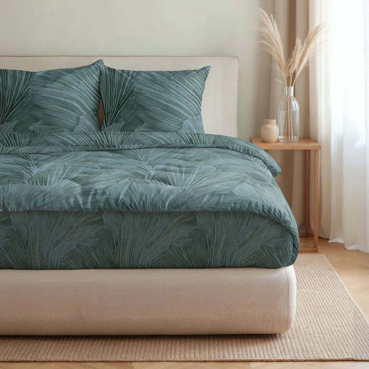 Couette en coton Zelesta Pure Design - Vert botanique