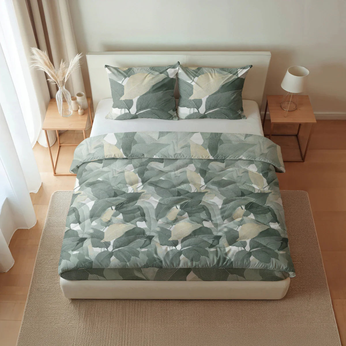 Couette en coton Zelesta Pure Design - Vert Forêt