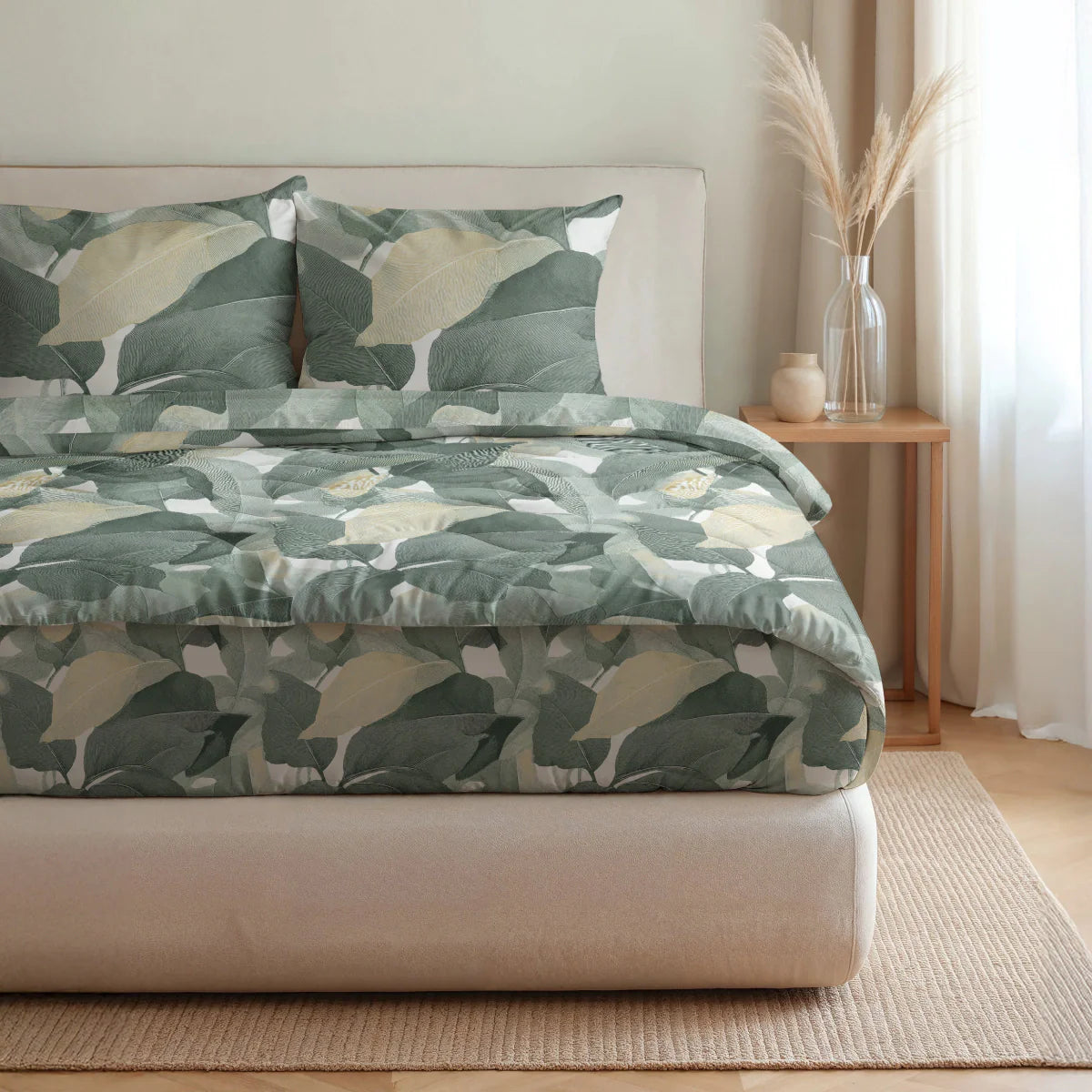 Couette en coton Zelesta Pure Design - Vert Forêt