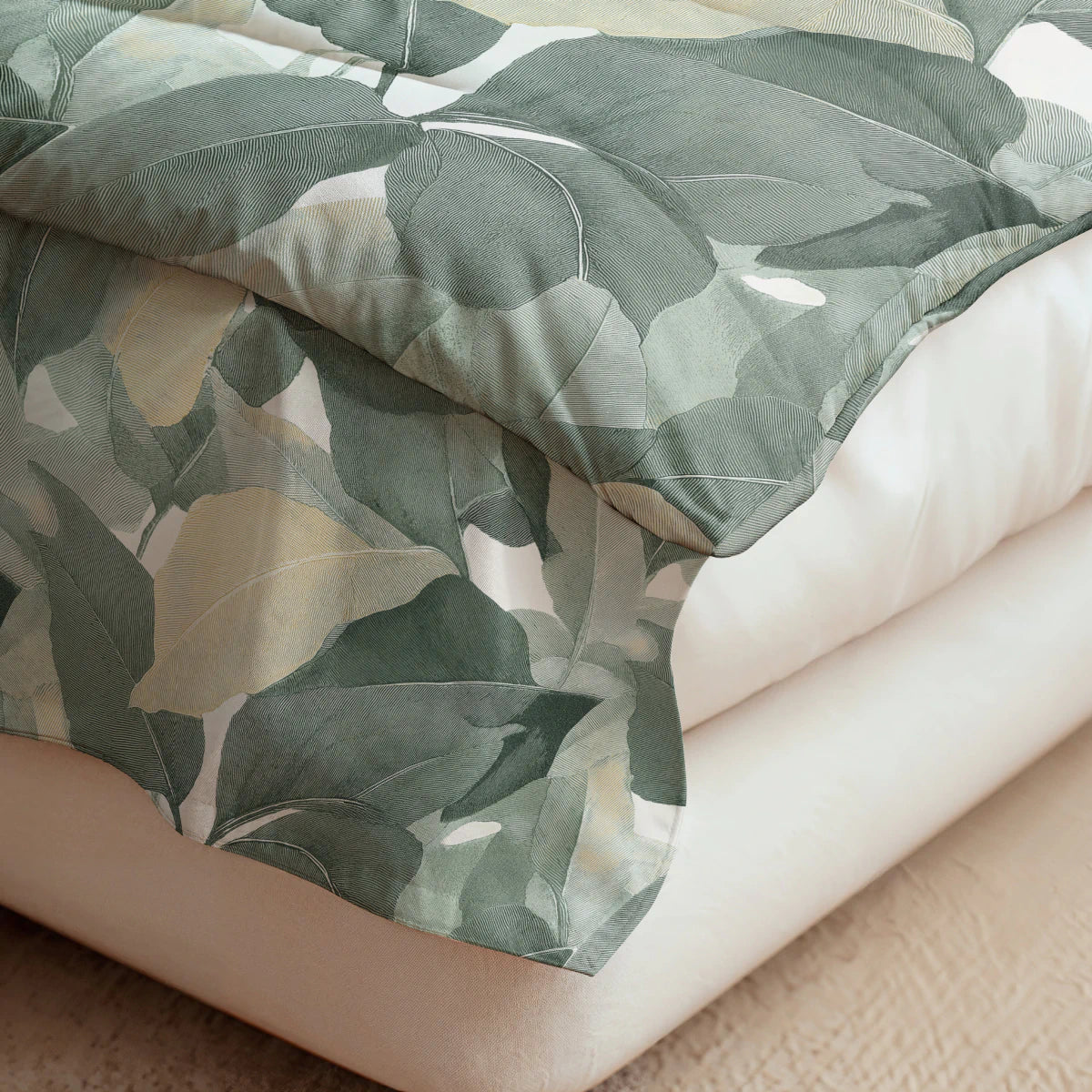 Couette en coton Zelesta Pure Design - Vert Forêt