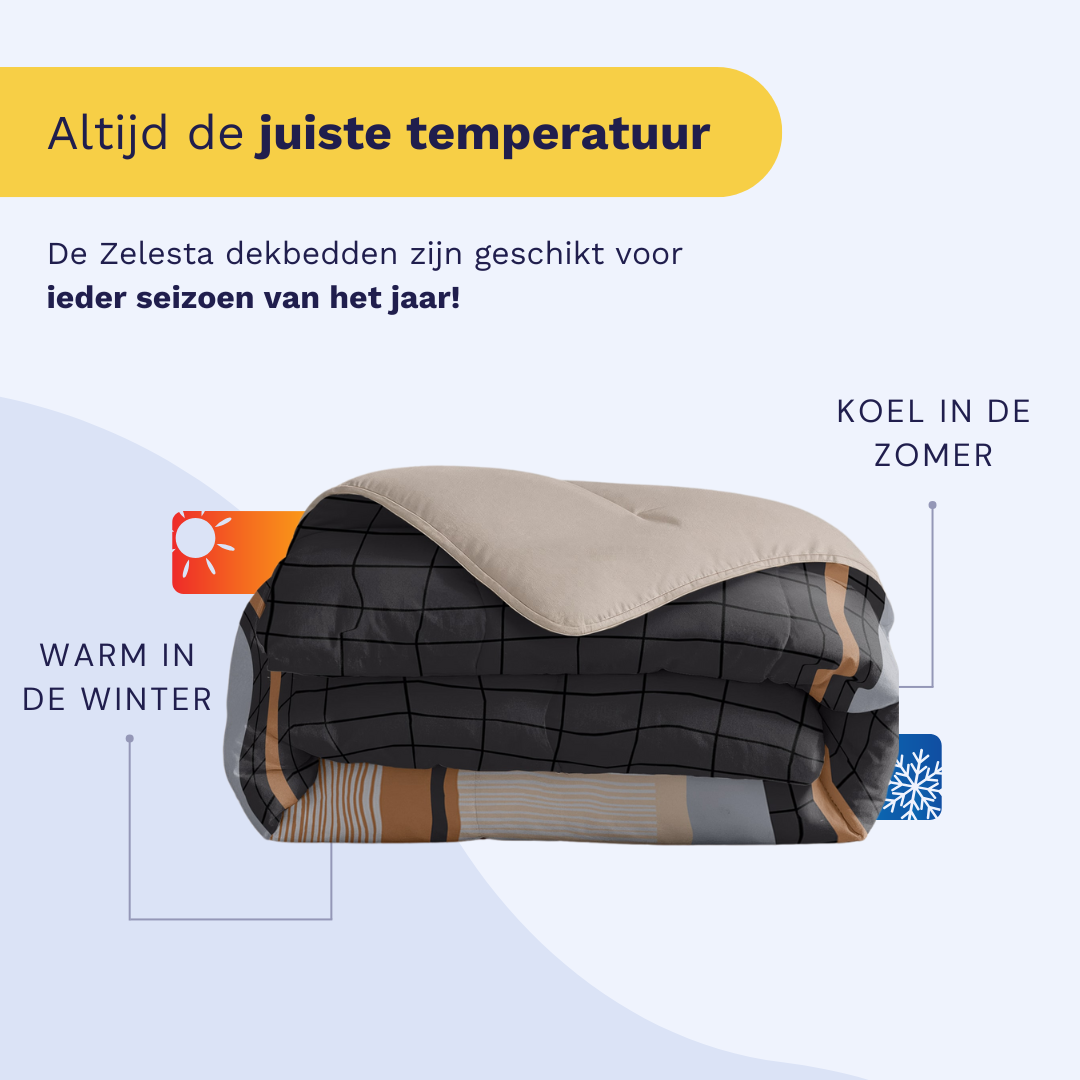 Zelesta Comfort Design Duvet - Blue Stripes image
