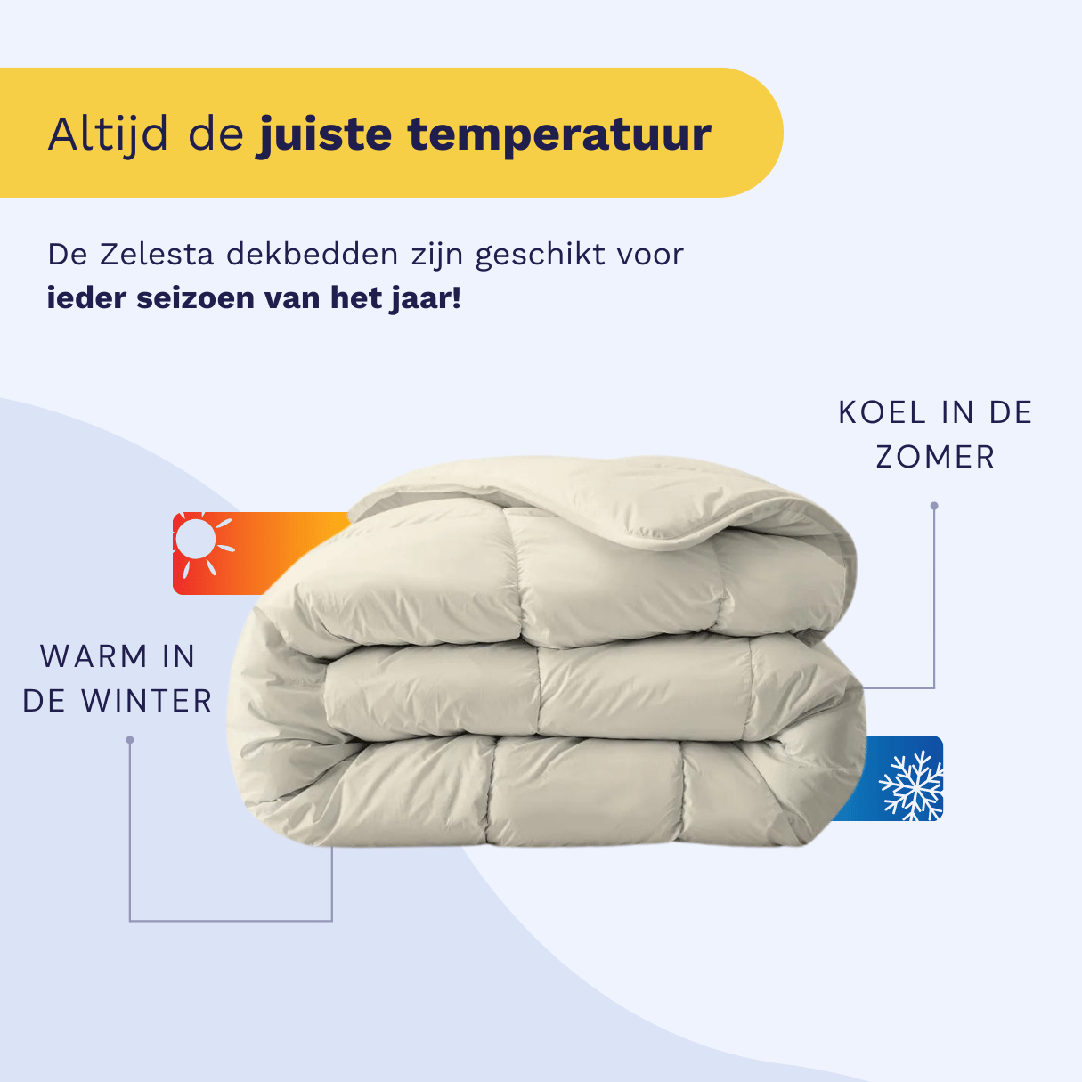 Zelesta Everyday Uni Couette - Beige Sable