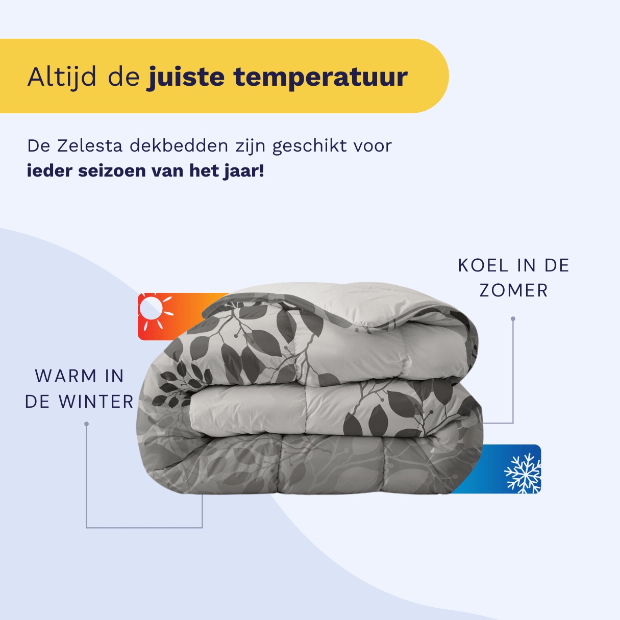 Couette Zelesta Everyday Design - Silver Wilderness