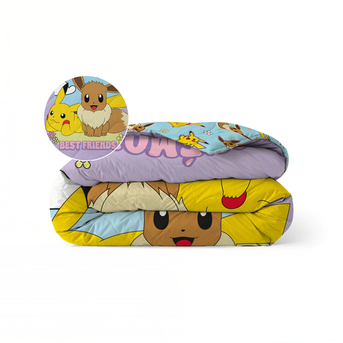 Zelesta Special Kids Bettdecke – Pikachu und Evoli