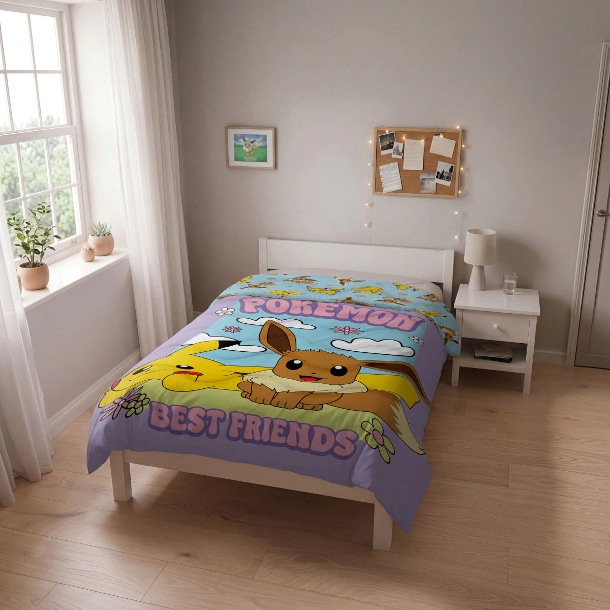 Zelesta Special Kids Bettdecke – Pikachu und Evoli