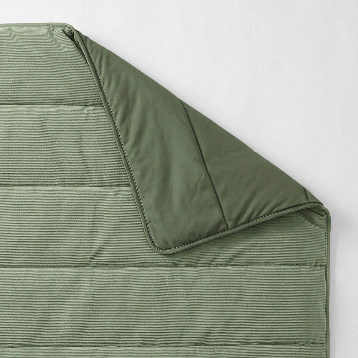 Zelesta Special Corduroy Cotton Couette - Vert forêt