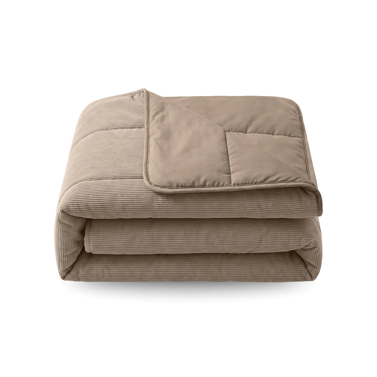Zelesta Special Corduroy Cotton Bettdecke - Taupe