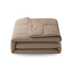 Zelesta Special Corduroy Cotton Bettdecke - Taupe