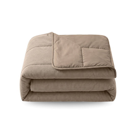 Zelesta Special Corduroy Cotton Couette - Taupe