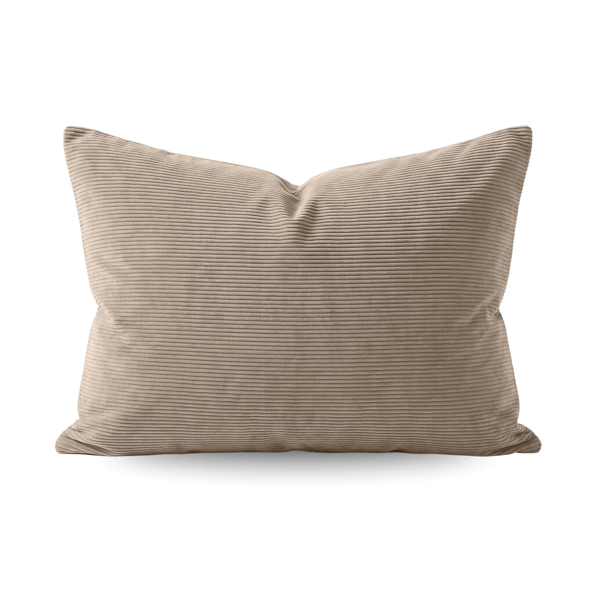 Zelesta Special Corduroy Cotton Taies d'oreiller Lot de 2 - Taupe