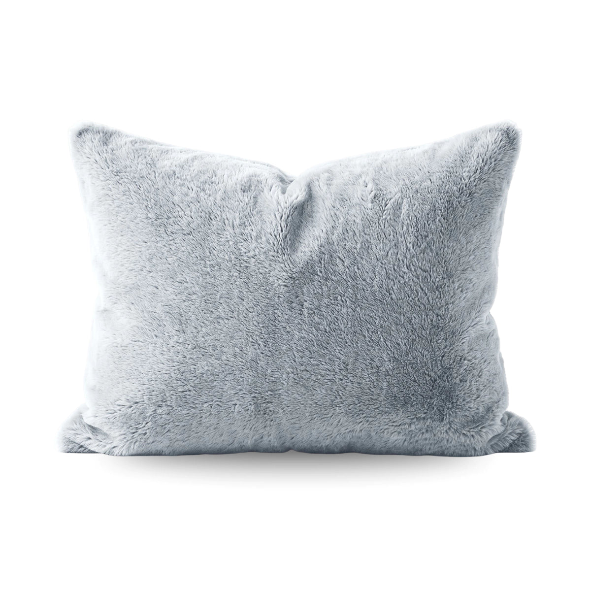 Zelesta Special Teddy Faux Fur Pillowcase Set Of 2 - Blueberry Blue