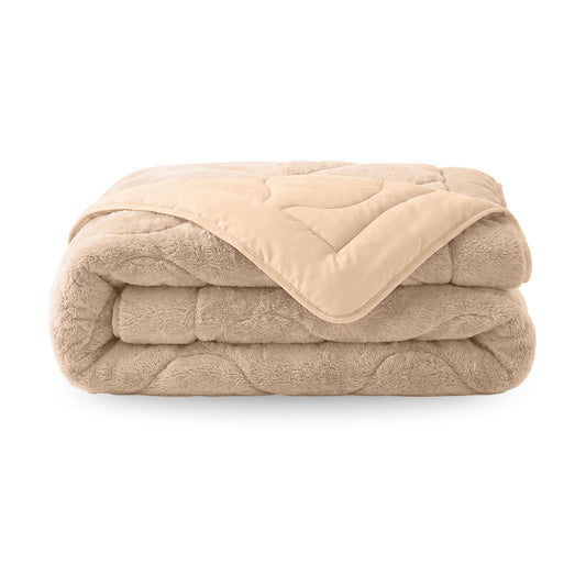 Zelesta Special Teddy Faux Fur Duvet - Cozy Cappuccino