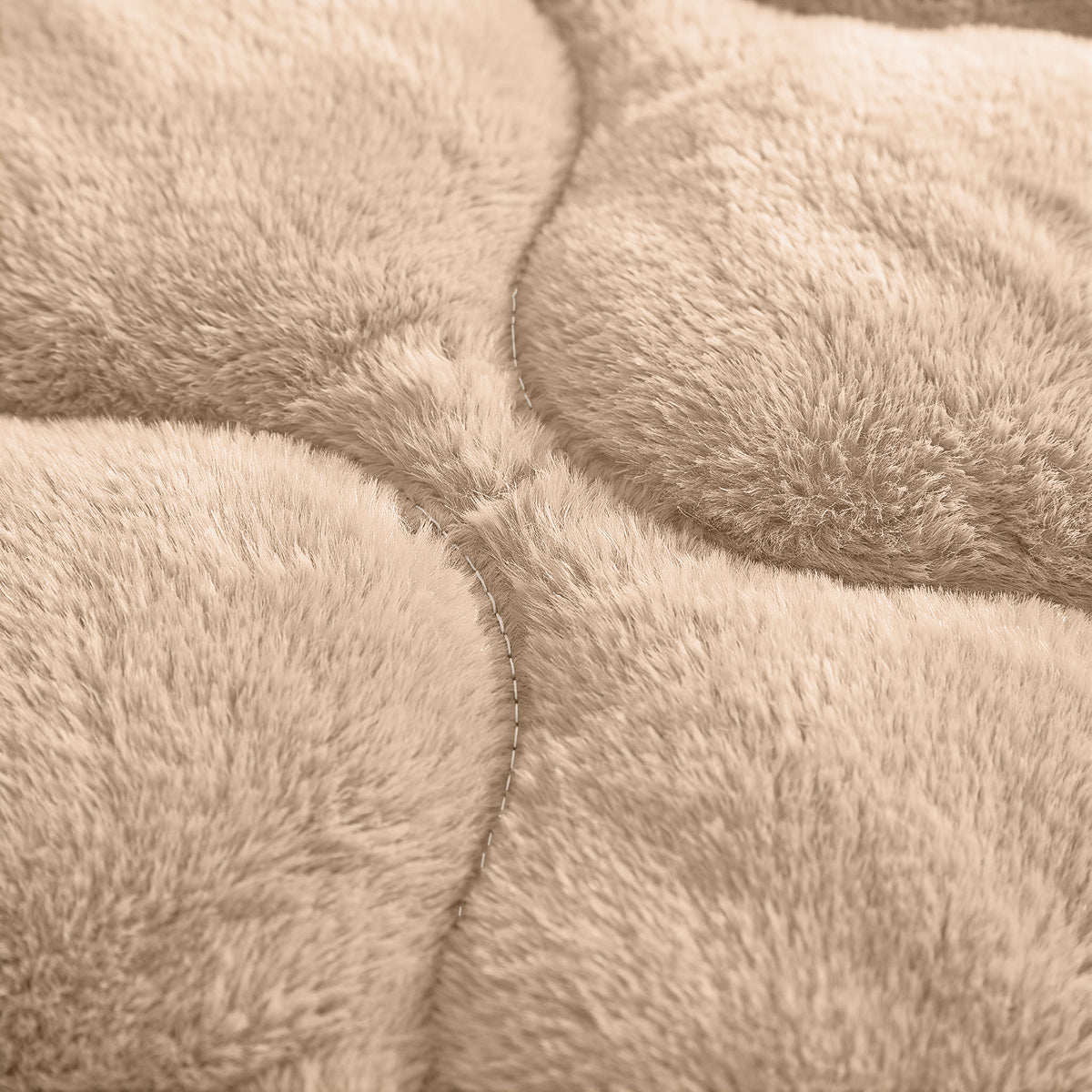 Zelesta Special Teddy Faux Fur Duvet - Cozy Cappuccino