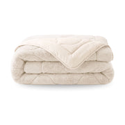 Zelesta Special Teddy Faux Fur Duvet - Marshmallow white