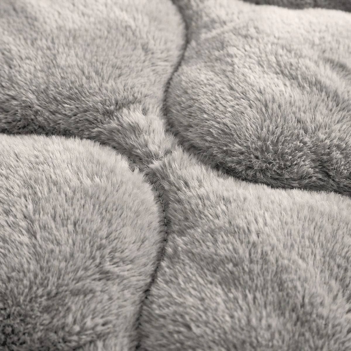 Zelesta Special Teddy Faux Fur Duvet - Moon Grey