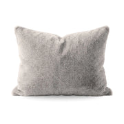 Zelesta Special Teddy Faux Fur Pillowcase Set Of 2 - Moon Grey