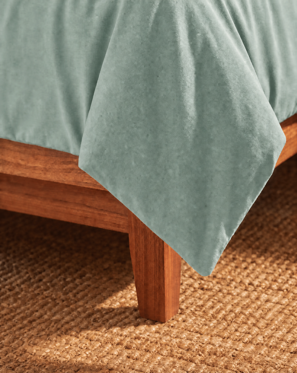 Zelesta Comfort Uni Nahtlose Bettdecke - Meeresgrün