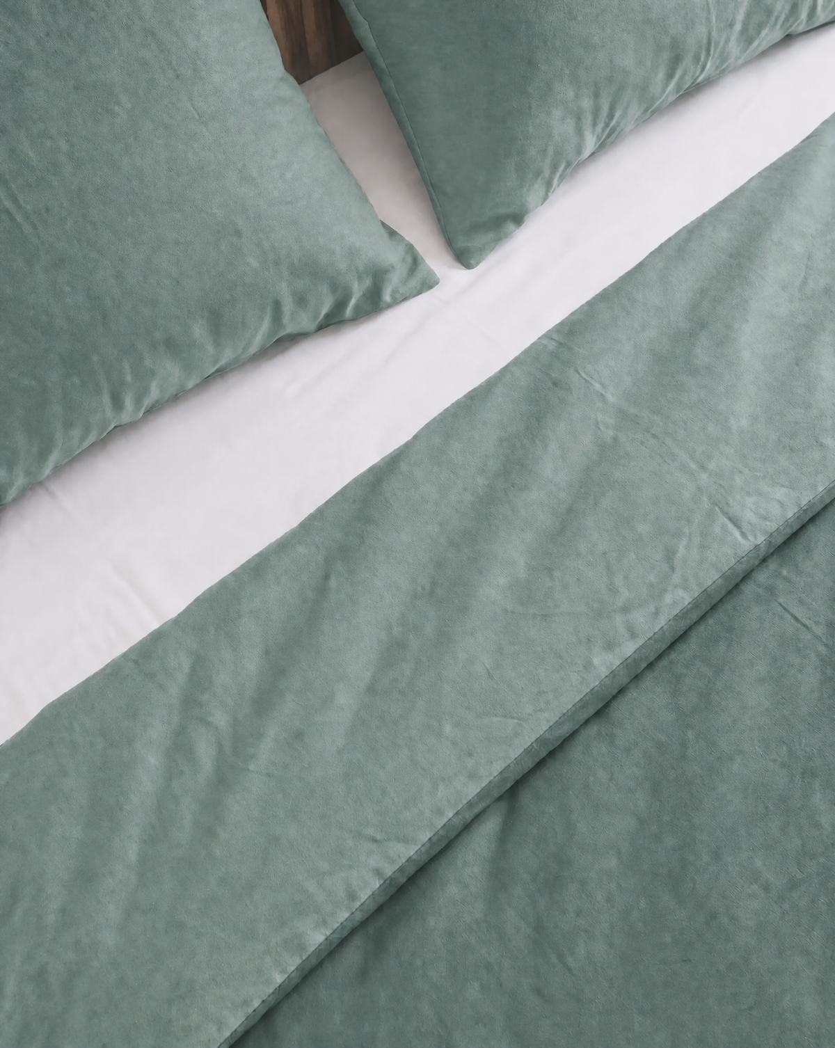 Zelesta Comfort Uni Nahtlose Bettdecke - Meeresgrün