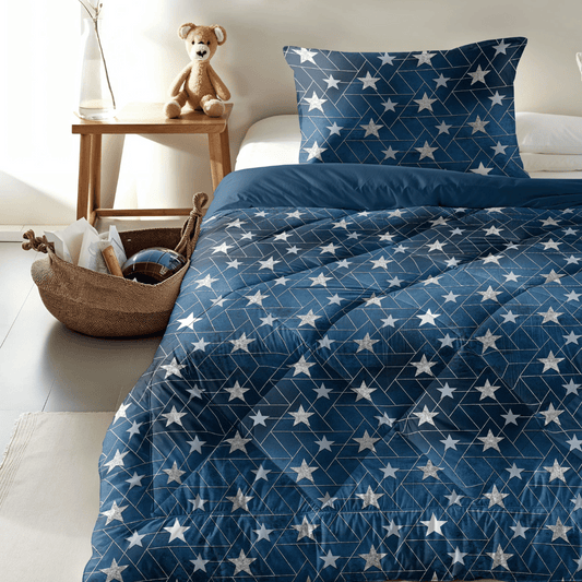 Couette Zelesta Comfort Kids - Étoiles Argentées