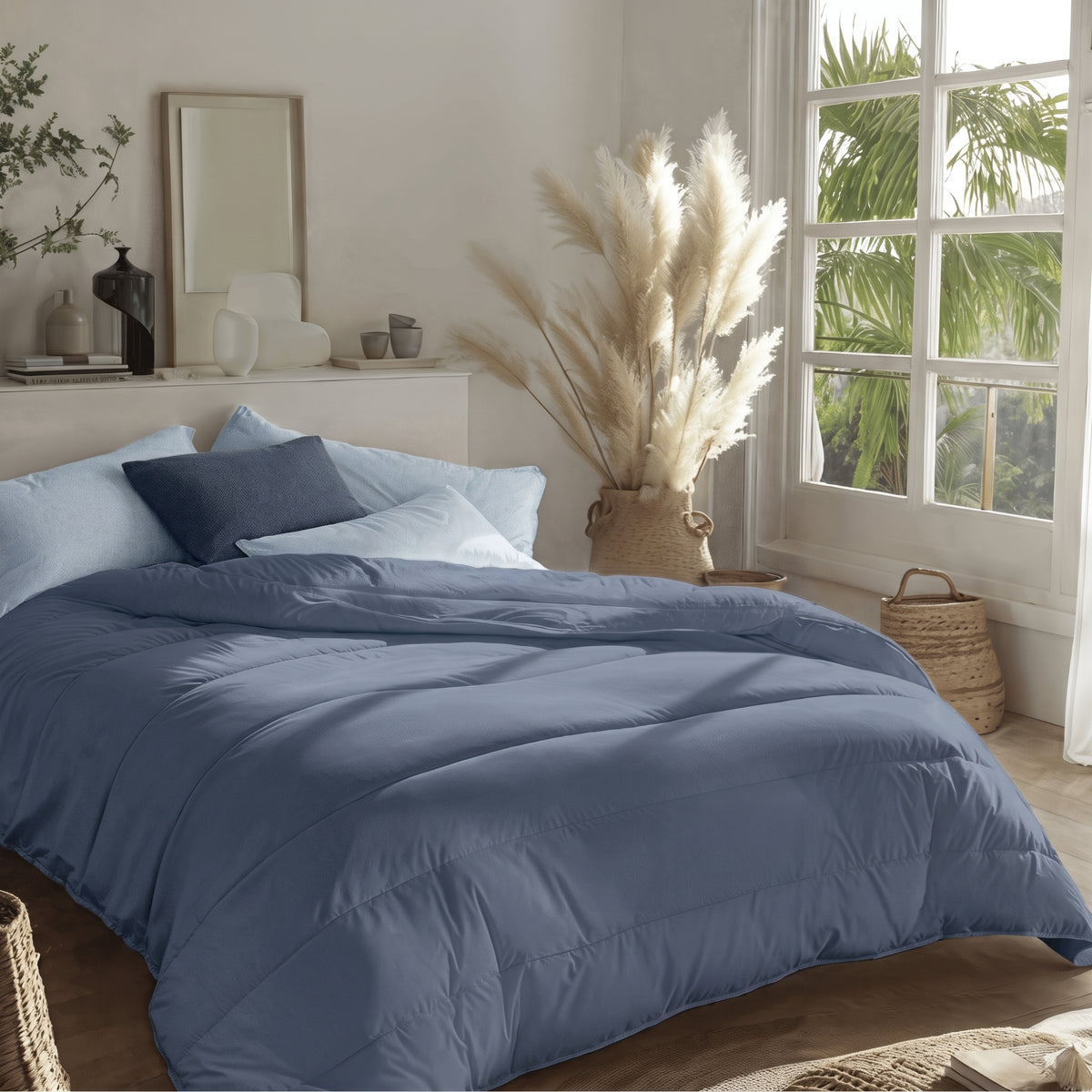 Zelesta Everyday Uni Duvet - Steel Blue