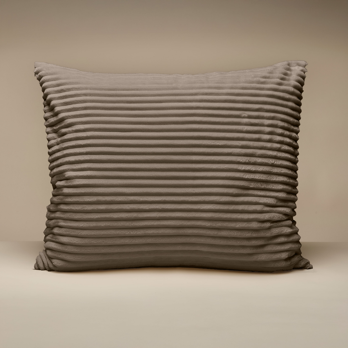 Ensemble de 2 taies d'oreiller Zelesta Special Teddy Groove - Taupe