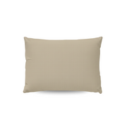 Housse de coussin Zelesta Pure Uni en coton Lot de 2 - Taupe Blush