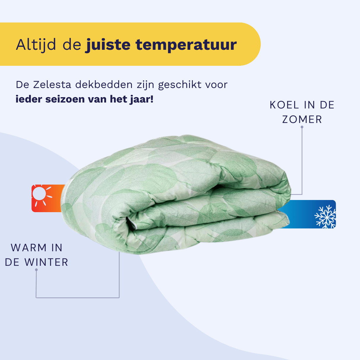 Zelesta Comfort Design Duvet - Fresh Leaf image