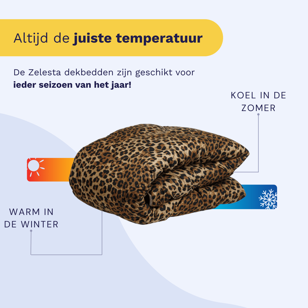 Couette Zelesta Comfort Design - Peau de Jaguar