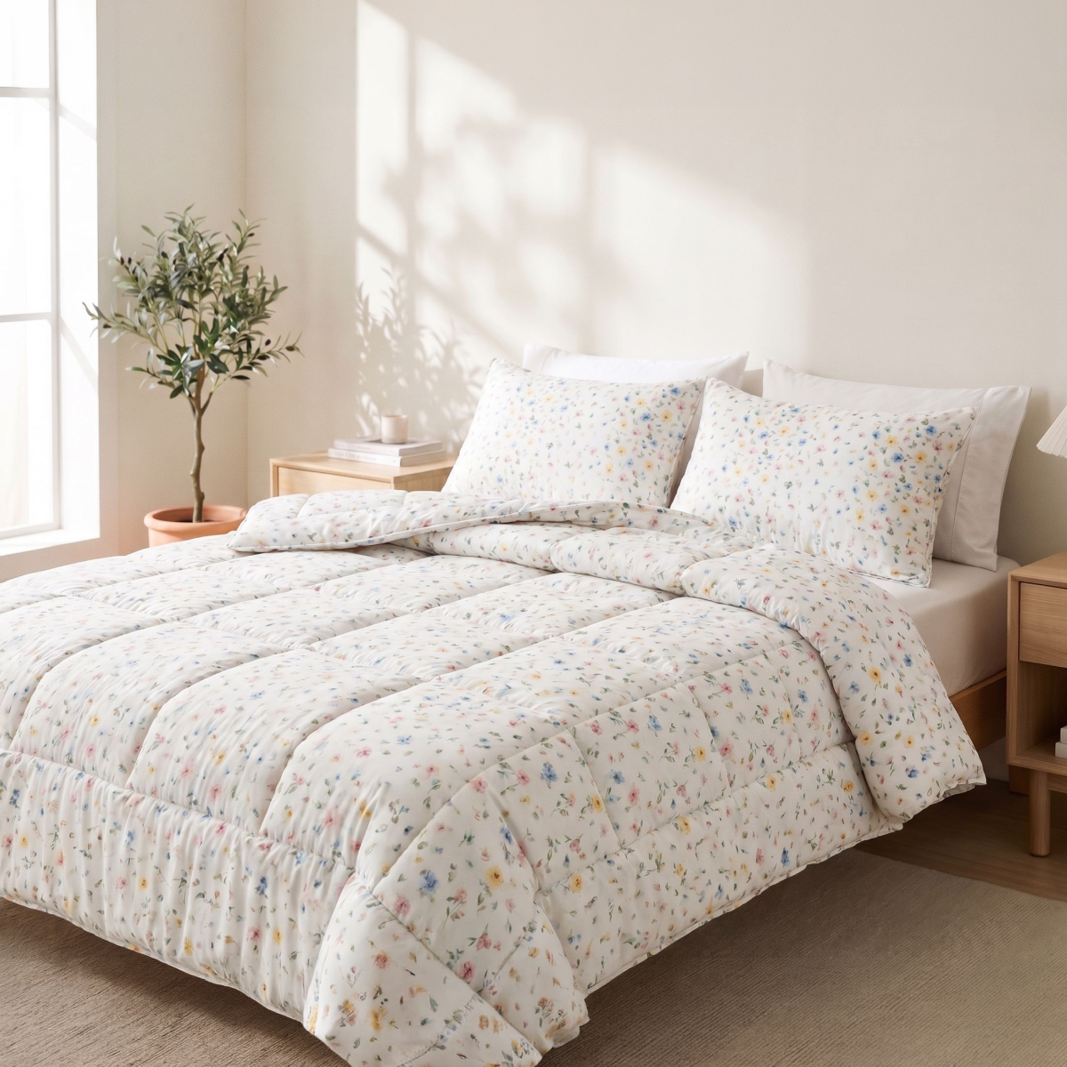 Couette d'été Zelesta Comfort Design - Floraison de printemps