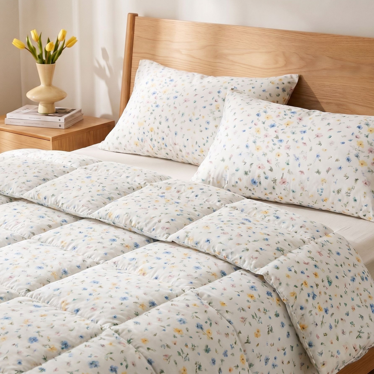 Couette d'été Zelesta Comfort Design - Floraison de printemps