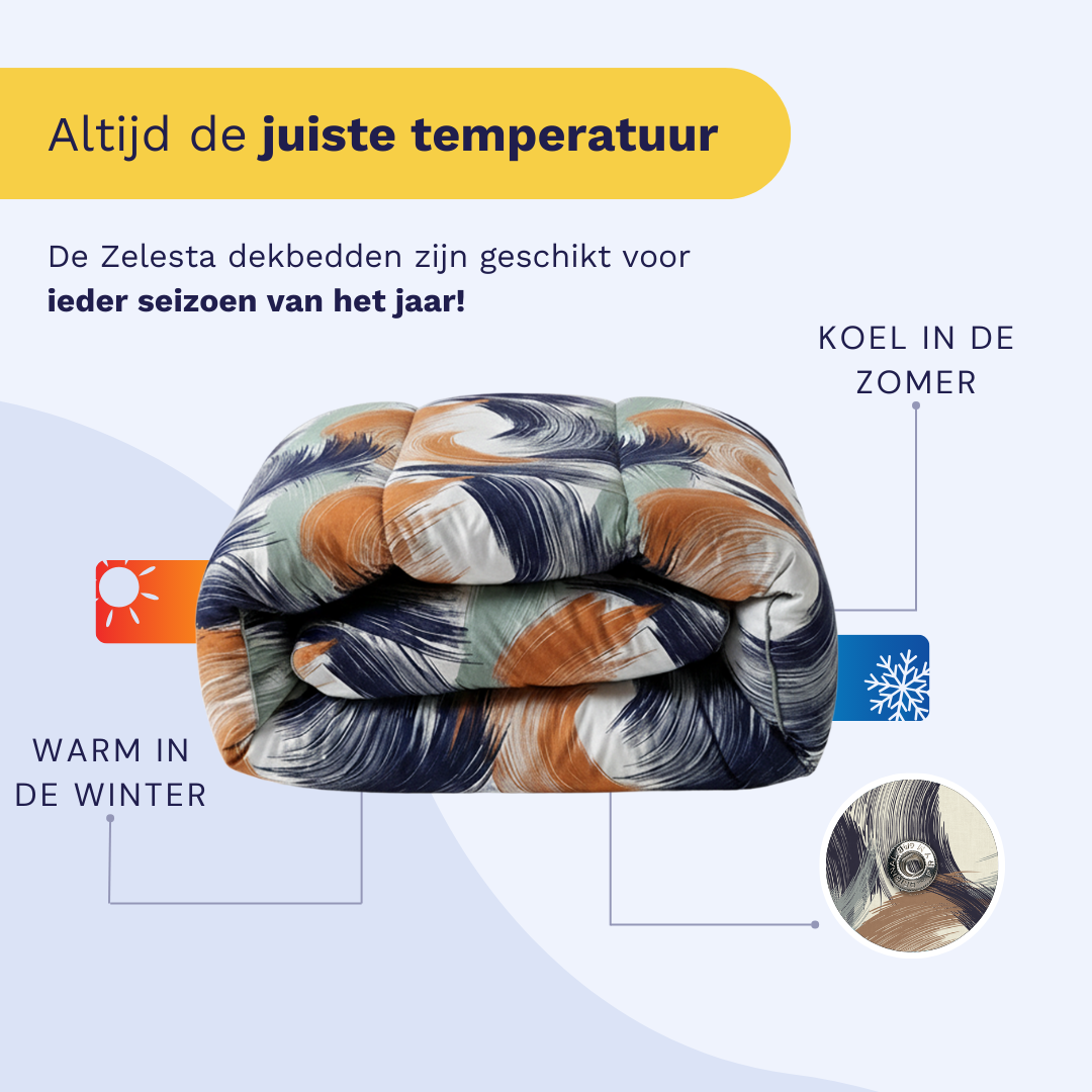 Zelesta Comfort Design 4-Season Duvet - Urban Brush image