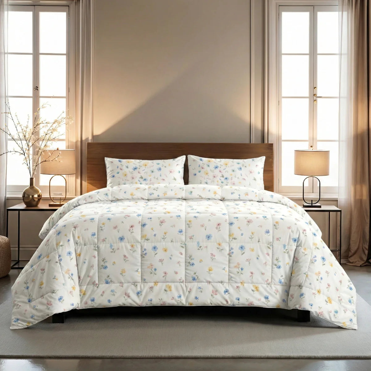 Couette Zelesta Comfort Design - Floraison de printemps