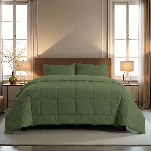 Zelesta Comfort Uni Duvet - Vert Sauge
