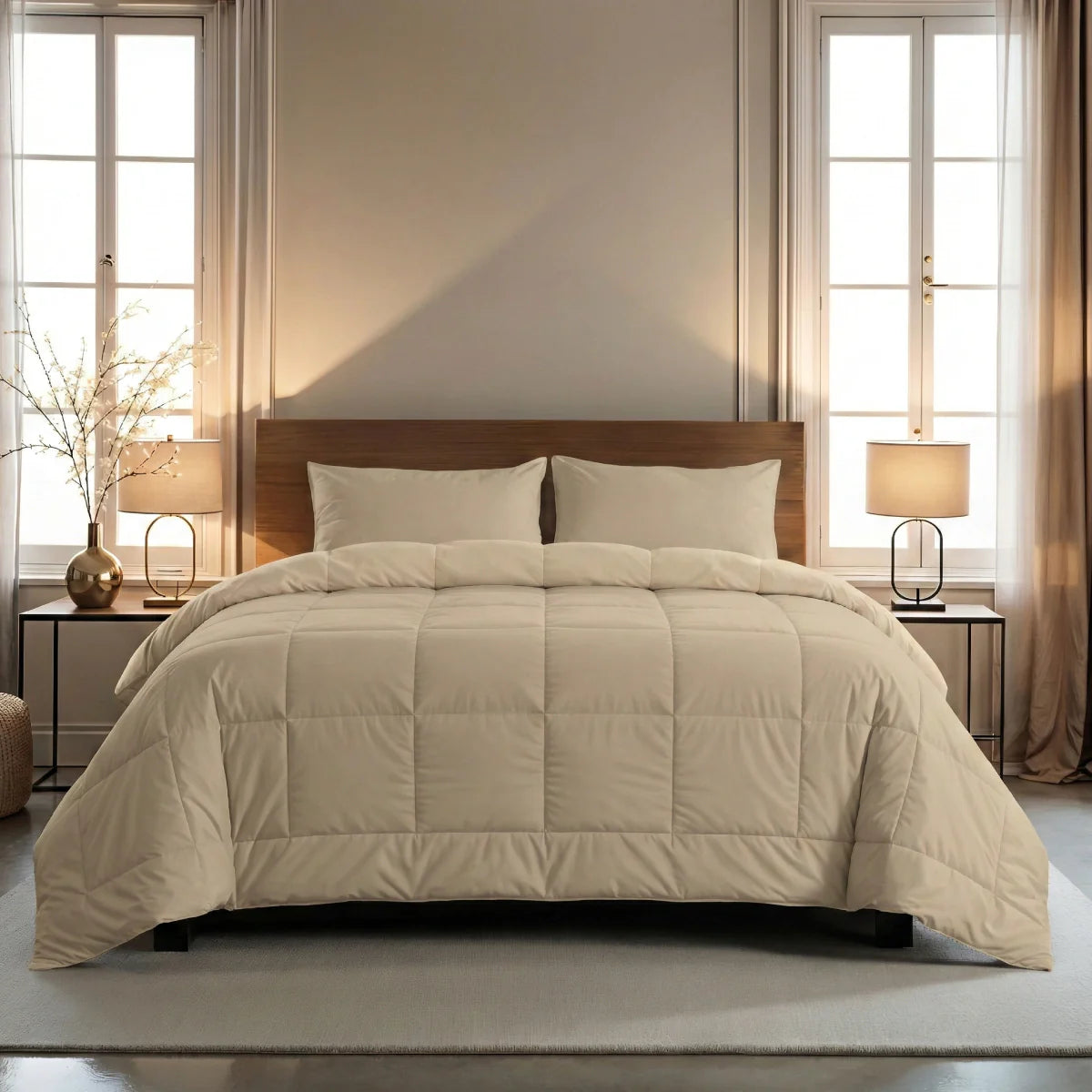 Zelesta Comfort Uni Duvet - Sable Chaud