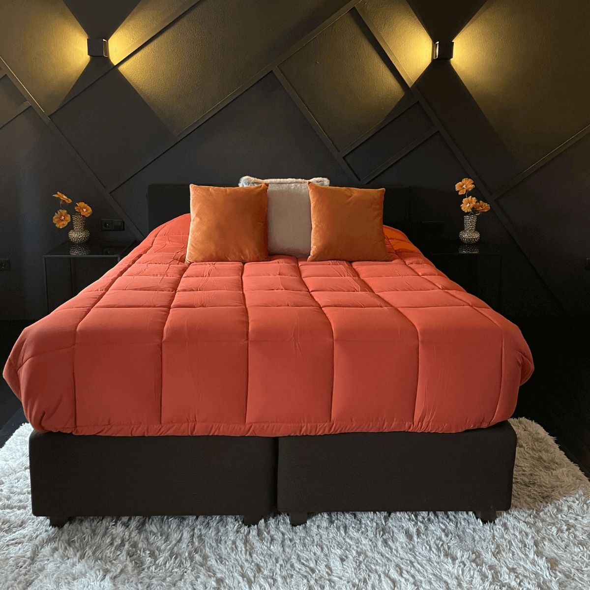 Zelesta Everyday Duo Couette - Gris Clair & Gingembre